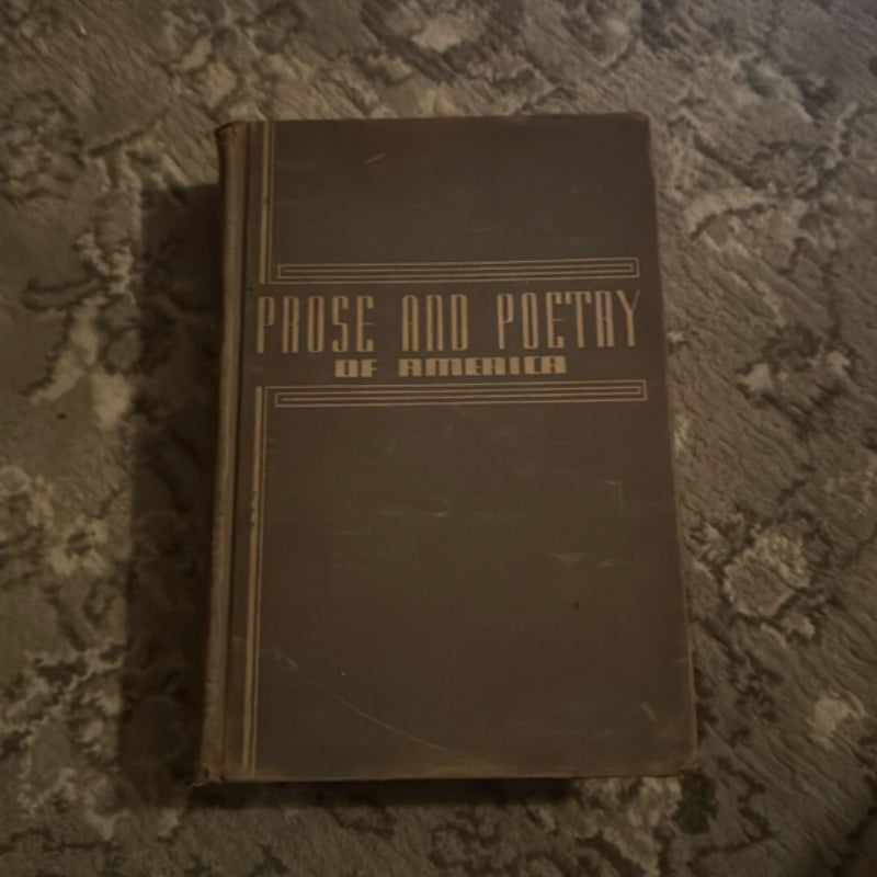Prose and poetry 