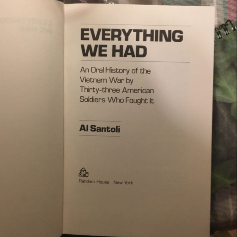 Everything We Had