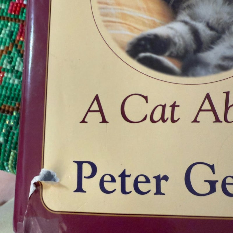 Peter Gethers 2 Volumes in 1 "The Cat Who Went To Paris" & "A Cat Abroad” Used