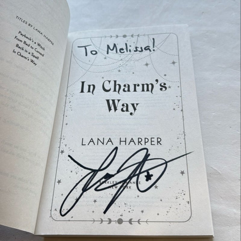 In Charm's Way - signed/personalized