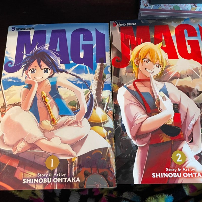 Magi: the Labyrinth of Magic, Vol. 1 & 2