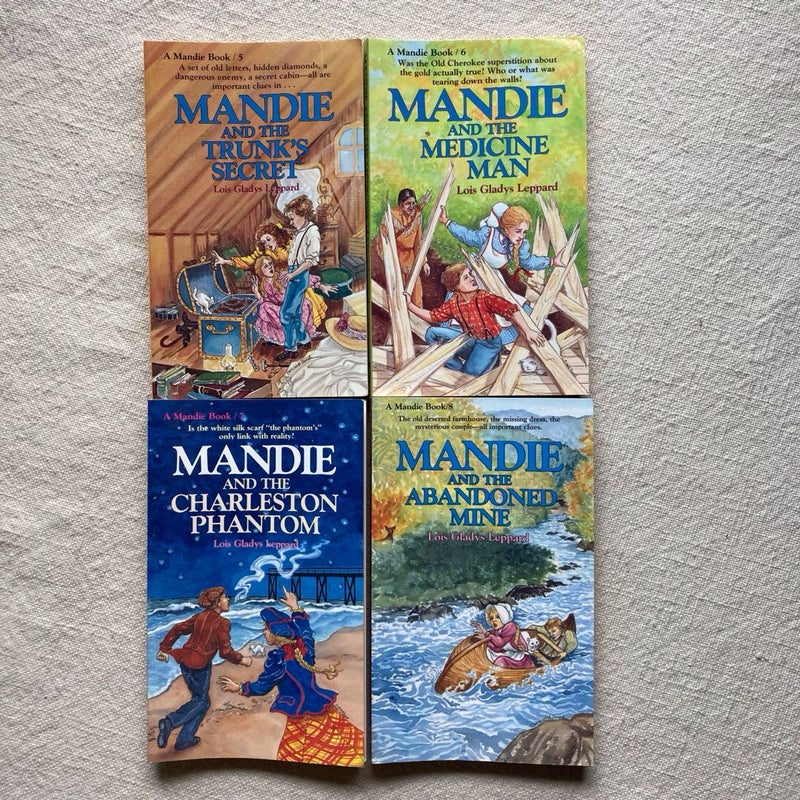 Mandie and the Trunks Secret, Medicine Man, Charleston Phantom, & Abandoned Mine