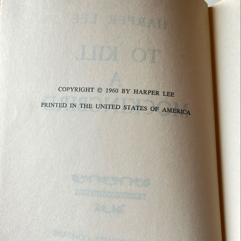 To Kill a Mockingbird First Edition