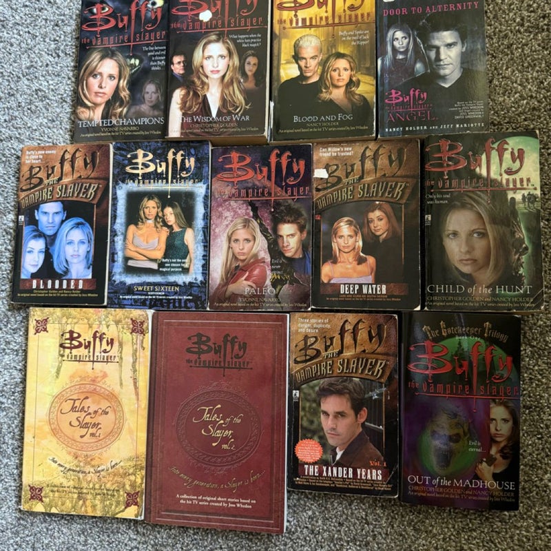 Buffy the vampire slayer- lot of 13 books