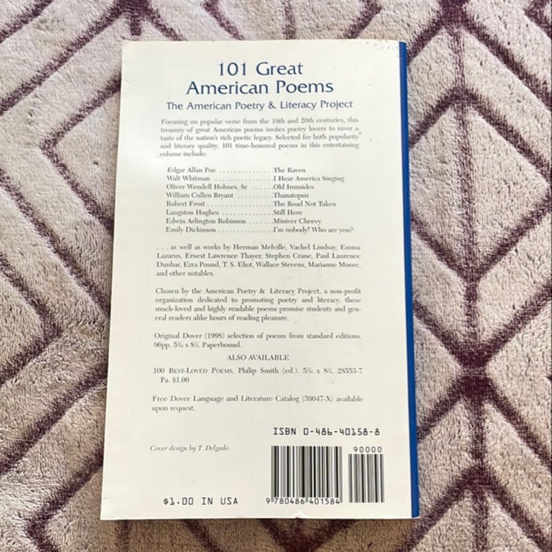 101 Great American Poems