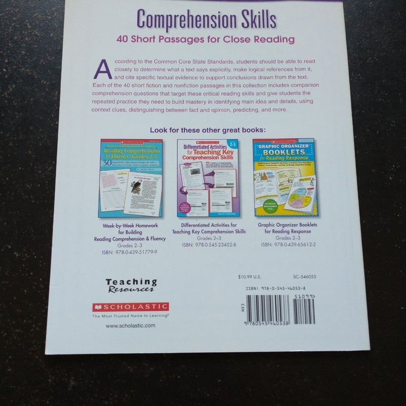 Comprehension Skills: Short Passages for Close Readining Bundle