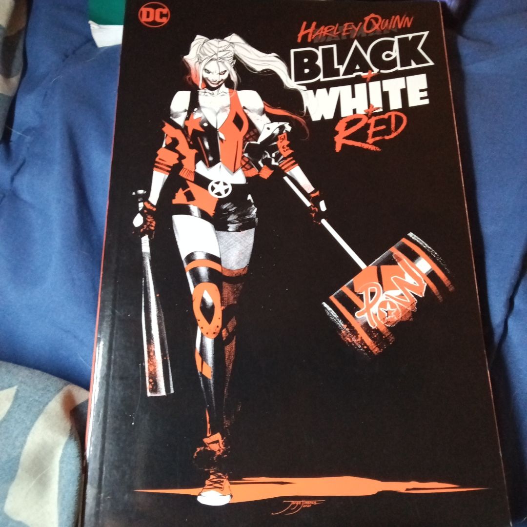 Harley Quinn Black + White + Red