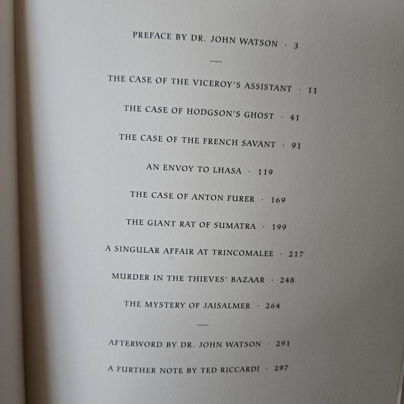 The Oriental Casebook of Sherlock Holmes