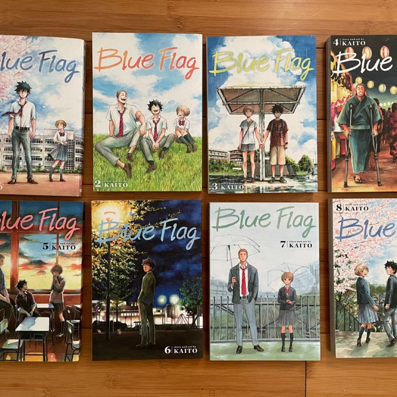 Complete Blue Flag, Vol. 1-8 