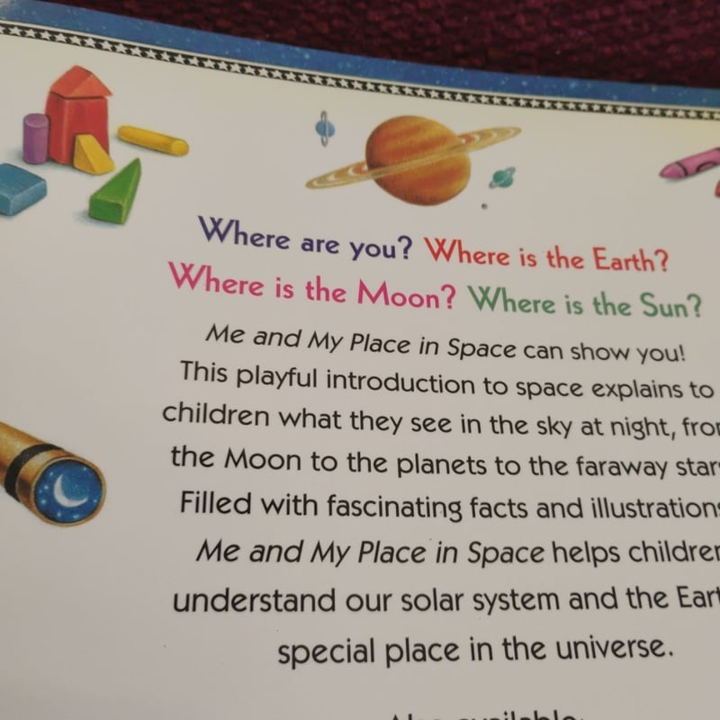 Me and My Place in Space by Joan Sweeney