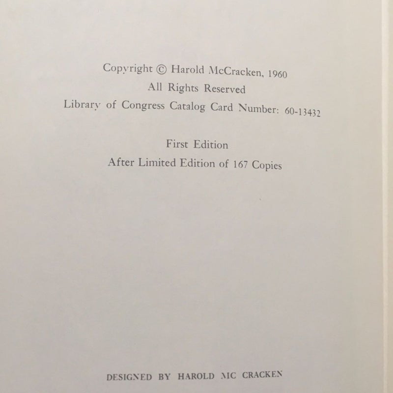 Frederic Remington's Own West ~ 1960 First Edition 