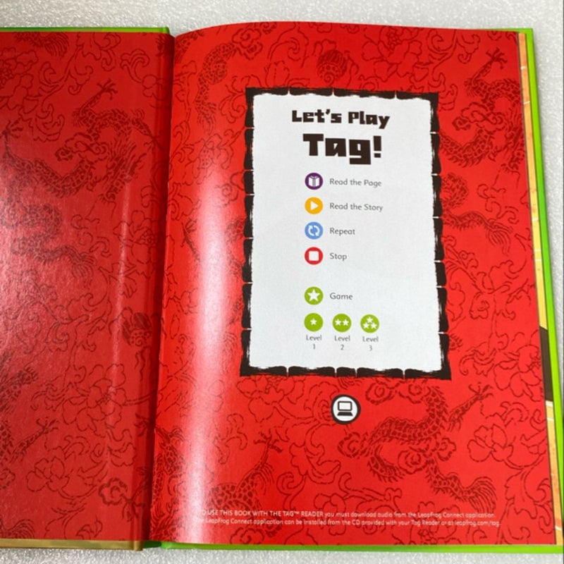 Leap Frog Tag Activity Book Kung Fu Panda "Po's Tasty Training"