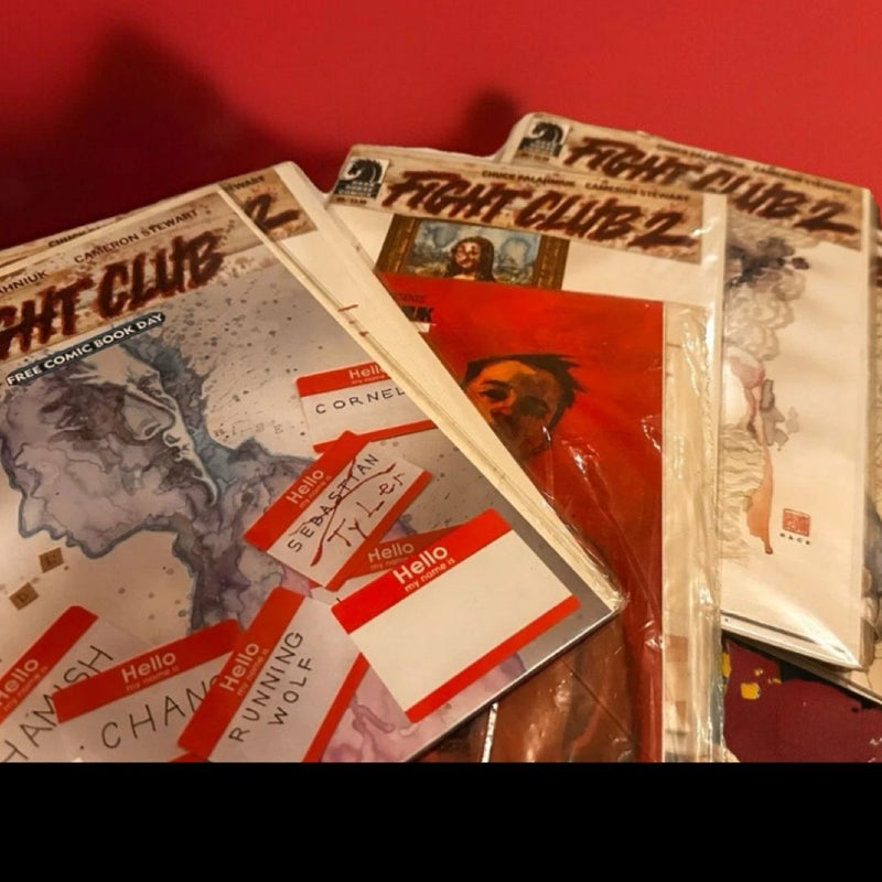 Fight Club 2 - Variant Lot Dark Horse Comics 6 Issues NM+
