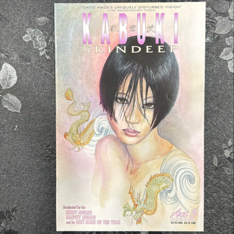 Kabuki Skin Deep Act # 3 May 1997 Caliber Comics 