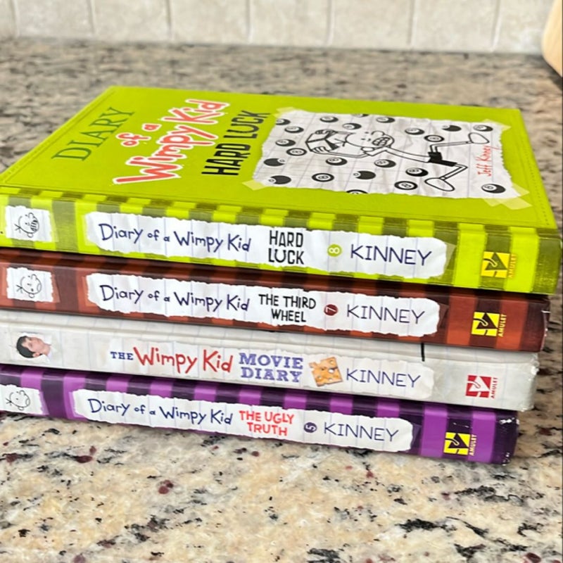 Diary of a Wimpy kid hardback bundle