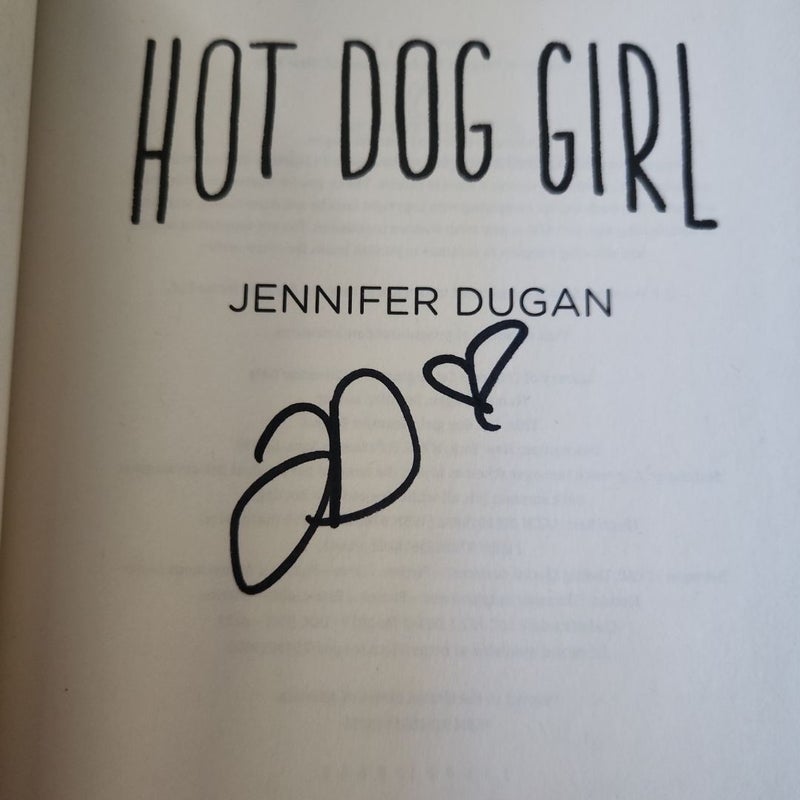 Hot Dog Girl - Signed Copy
