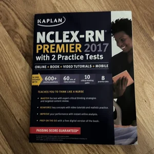 NCLEX-RN Premier 2017 with 2 Practice Tests