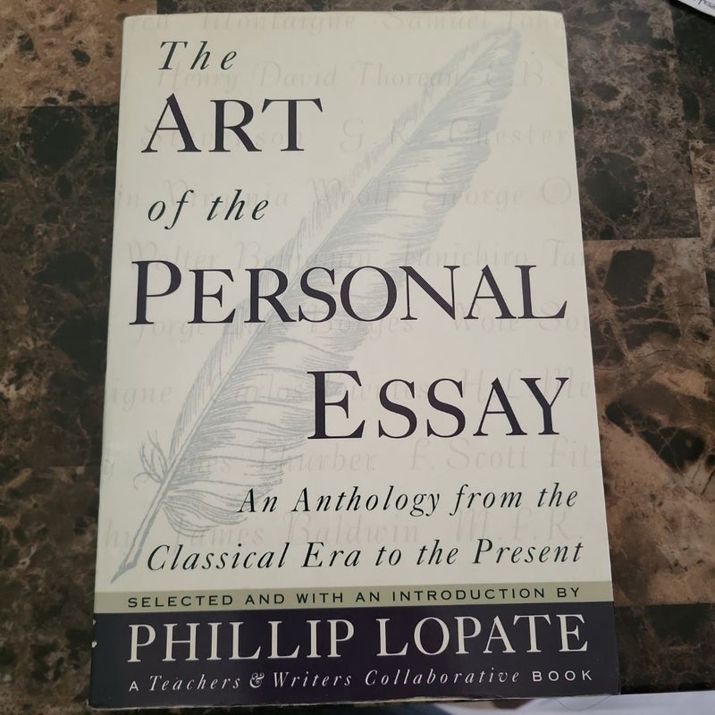 The Art of the Personal Essay