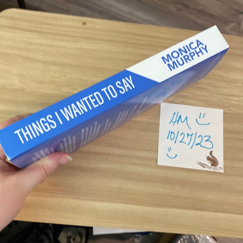 Things I Wanted to Say - Bookish Buys Edition