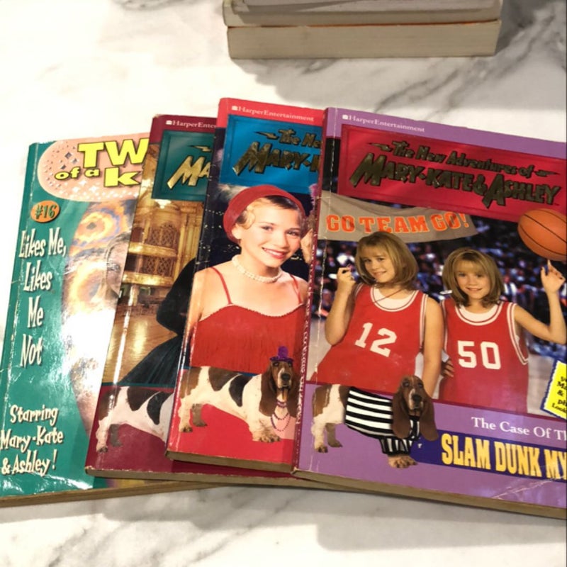 Mary-Kate and Ashley 4 book set