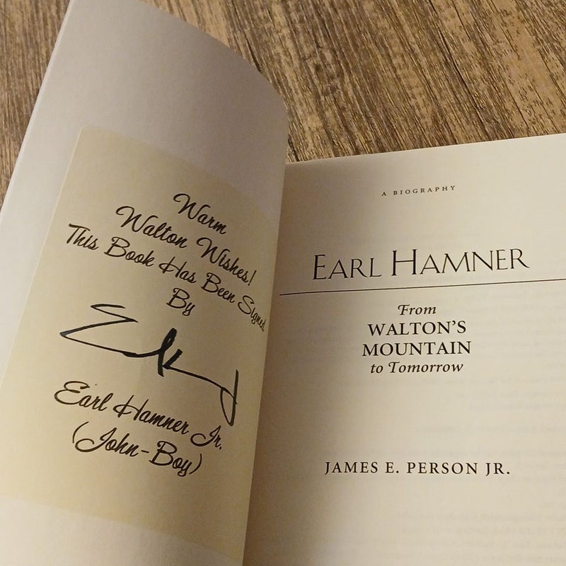 Earl Hamner *Signed by Earl Hamner 