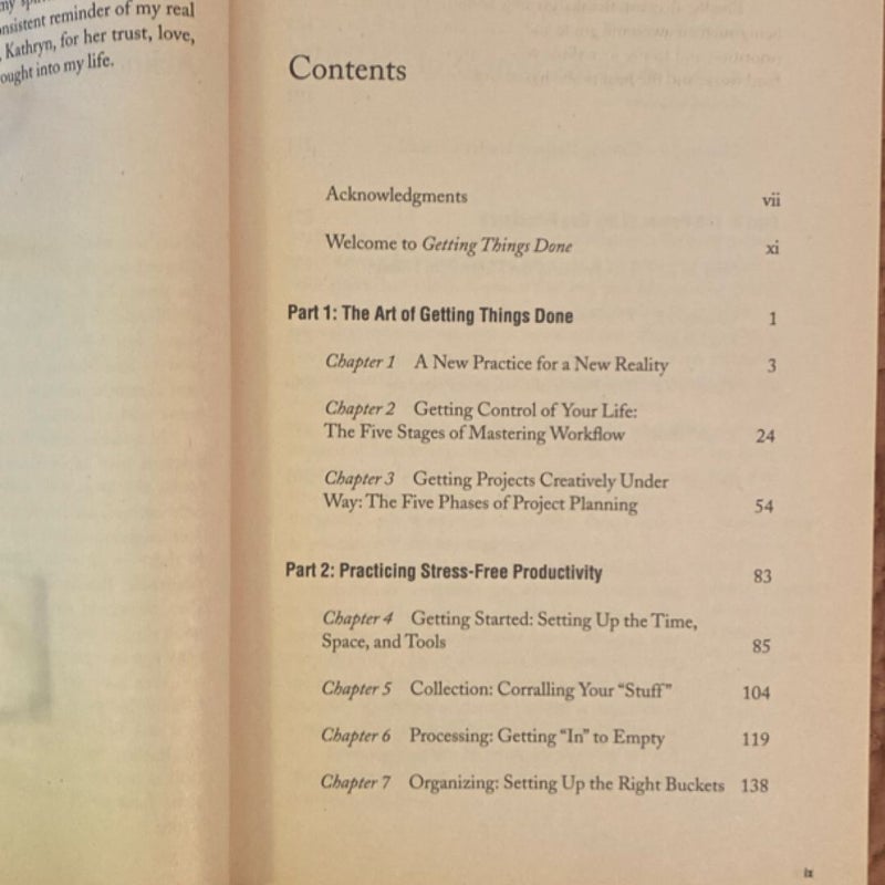 Getting Things Done