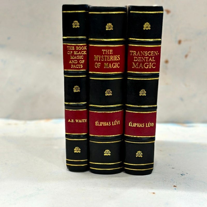 The Book of Black Magic and of Pacts: The Mysteries of Magic & Transcendental Magic by Éliphas Lévi and A.E. Waite Leather-Bound