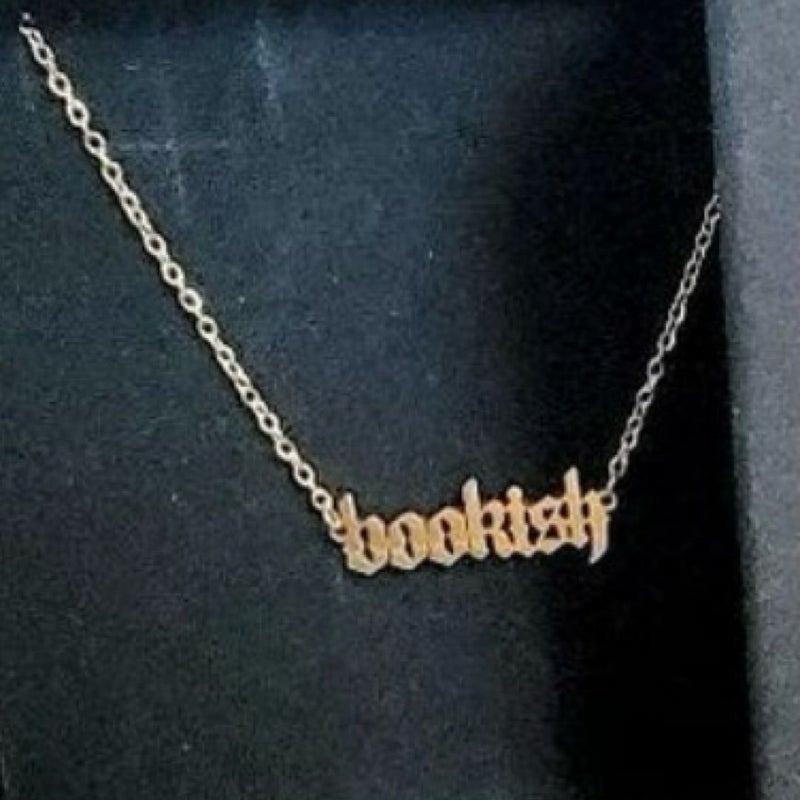 Bookish necklace