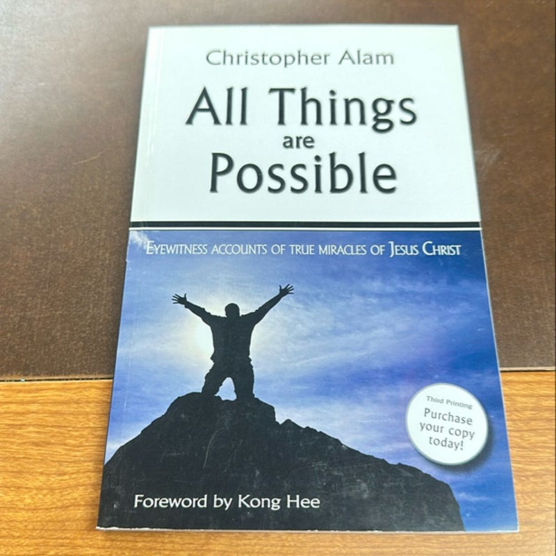 All things are possible