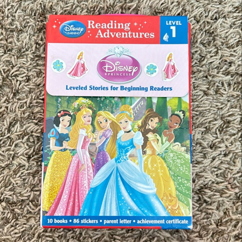 Disney Princess Reading Adventures Disney Princess Level 1 Boxed Set