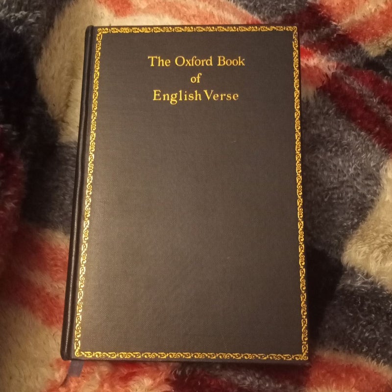 The Oxford Book of English Verse, 1st Edition