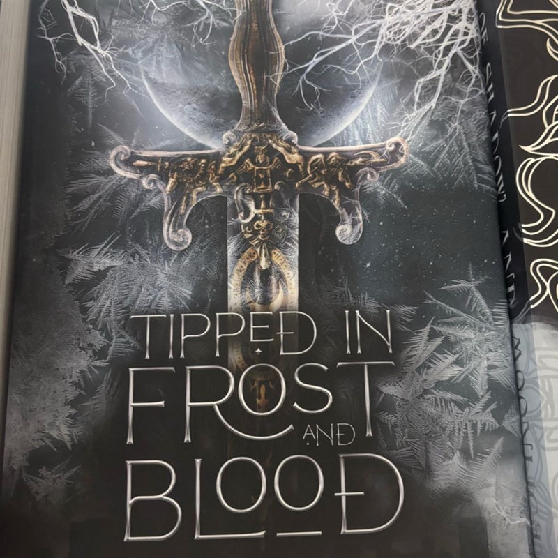 To ashes and dust/ Tipped in frost and blood book bundle