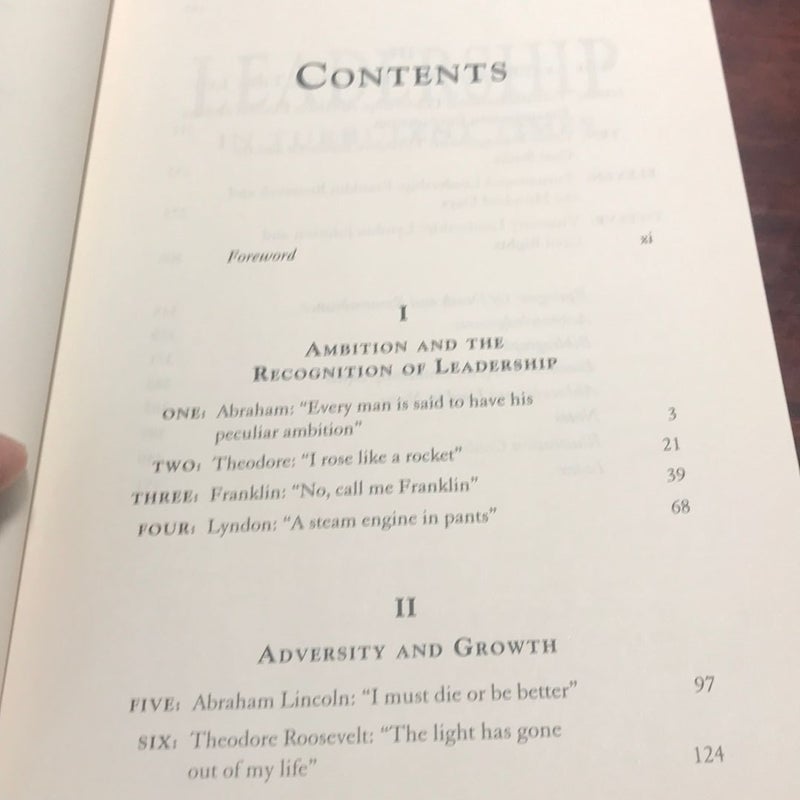 1st ed./1st printing * Leadership