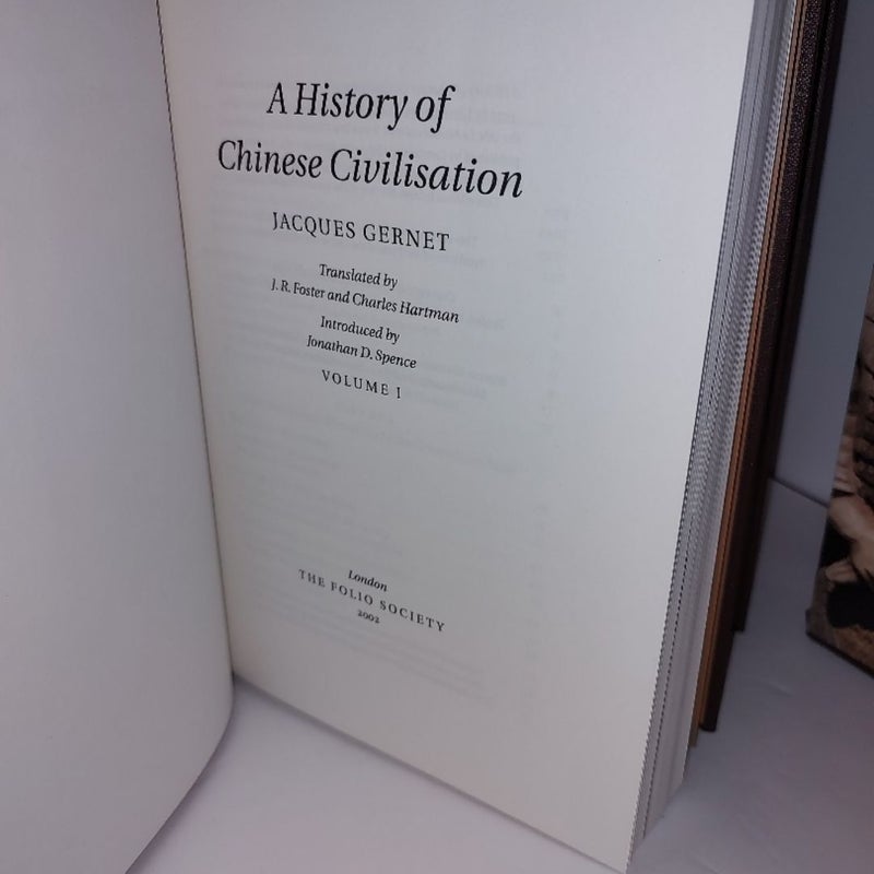 A History of Chinese Civilisation