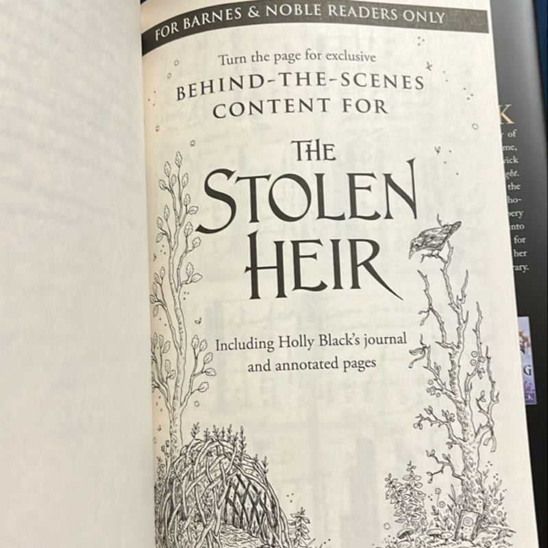 The Stolen Heir - First Edition