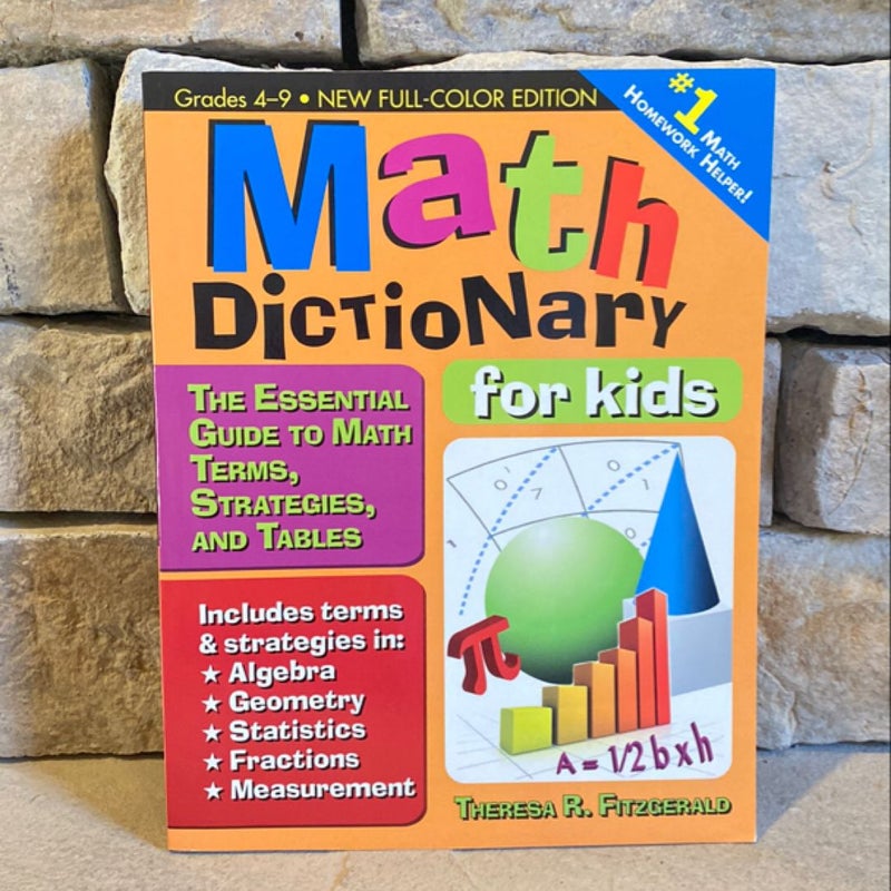 Math Dictionary for Kids (Updated Edition), 2E