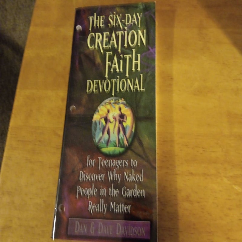 The six day creation faith devotional