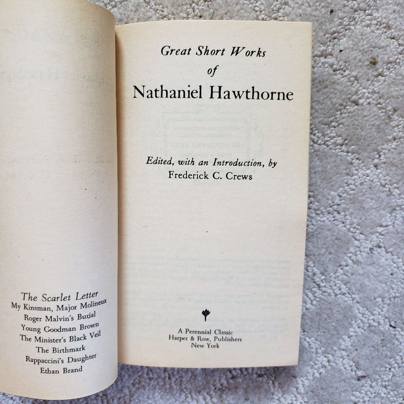 Great Short Works of Hawthorne (Perennial Classics Edition, 1962)