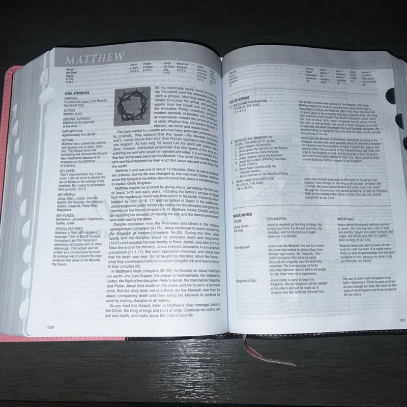 Life application study Bible 