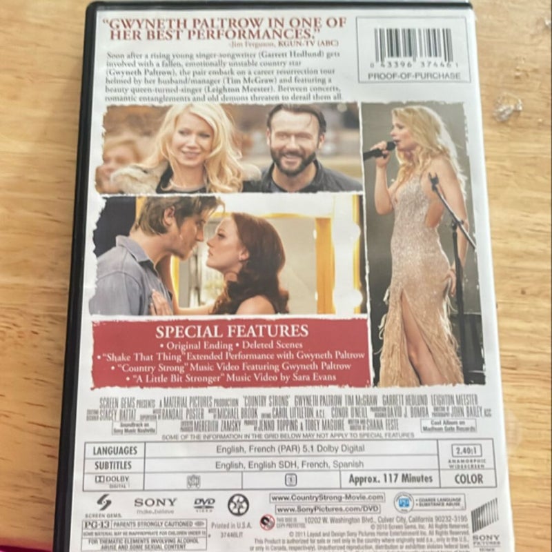 Country Strong DVD