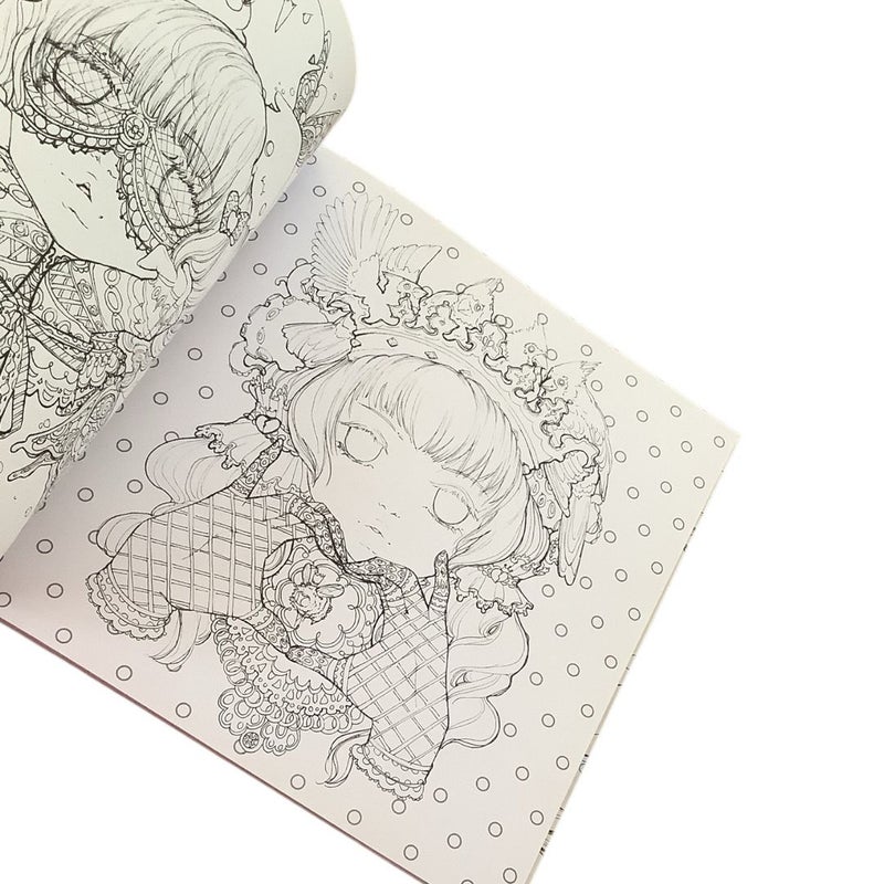 Pop Manga Coloring Book