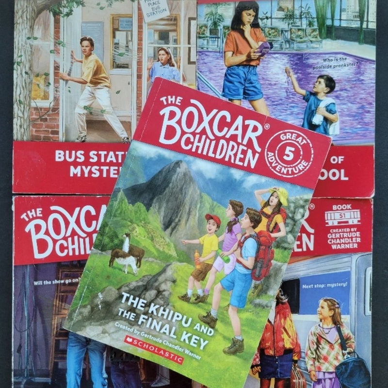 THE BOXCAR CHILDREN LOT OF 10 VINTAGE BOOKS GERTRUDE CHANDLER WARNER & SPEC. ED.