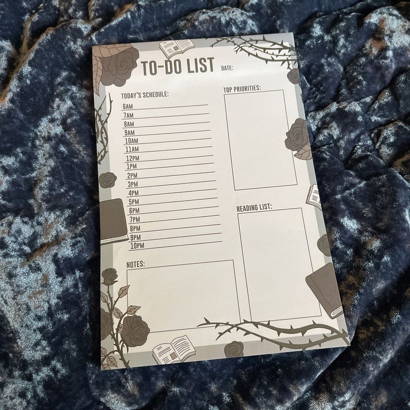 To-Do Notepad - Bookish Box Exclusive 