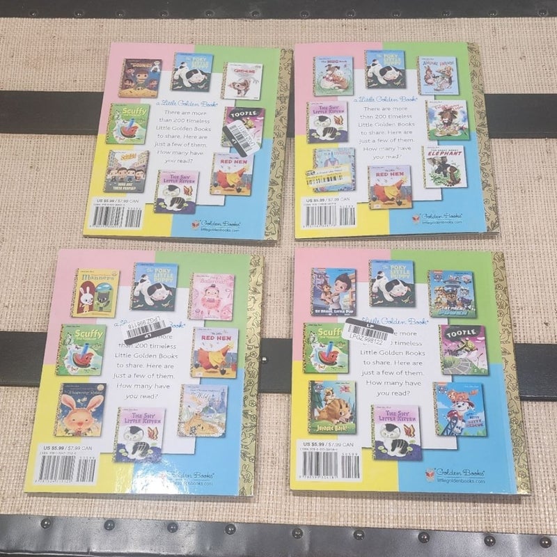 Lot of 4 Little Golden Kids Books 4