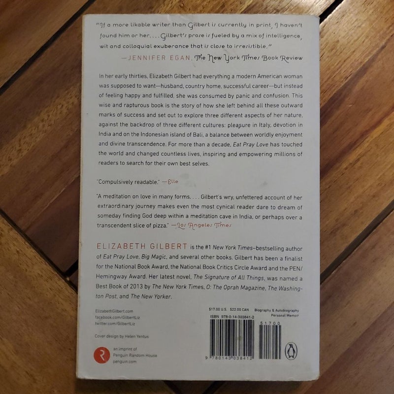 Eat Pray Love 10th-Anniversary Edition