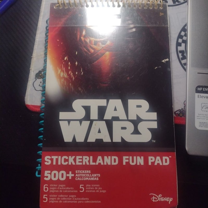 Star wars stickerlands fun pad 