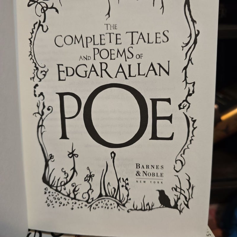 B&N Complete Tale Poem Edgar Poe-O/P