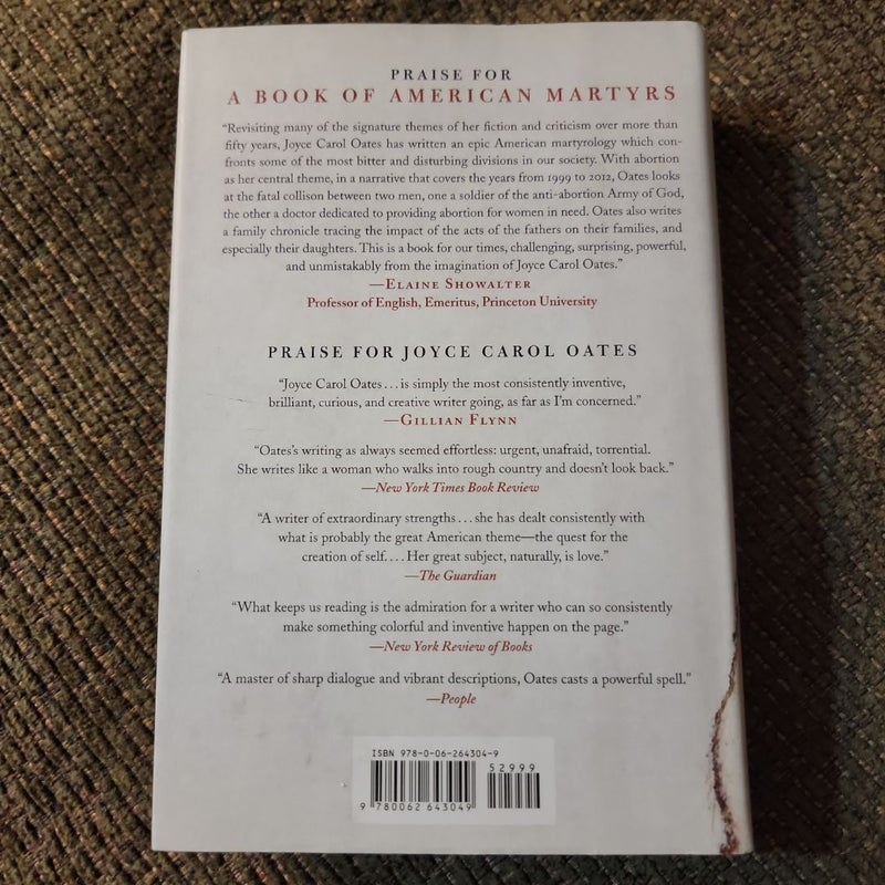 A Book of American Martyrs (First Edition)