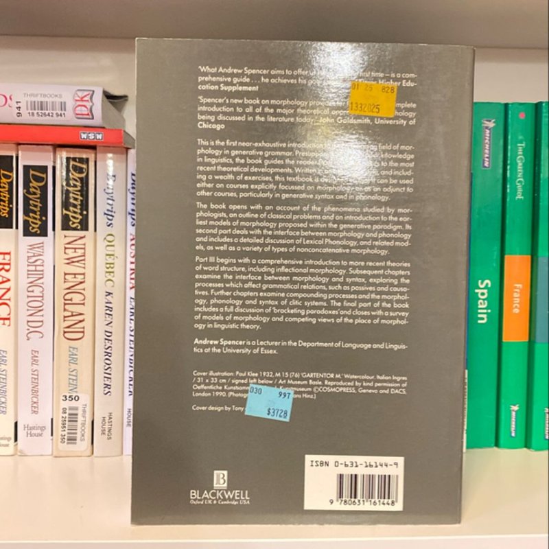 Morphological theory 