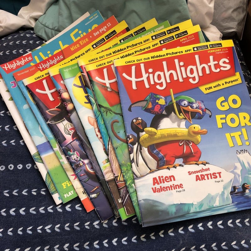 Highlights Kids Magazines Lot of 11